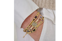 Load image into Gallery viewer, BOHO BETTY AMERICA TOURMALINE WRAP BRACELET