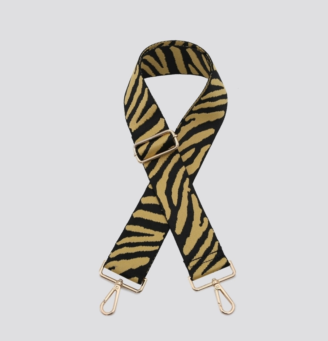 Zebra Print Crossbody Bag Strap
