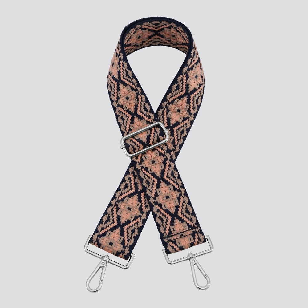 Black and Peach Bag Strap