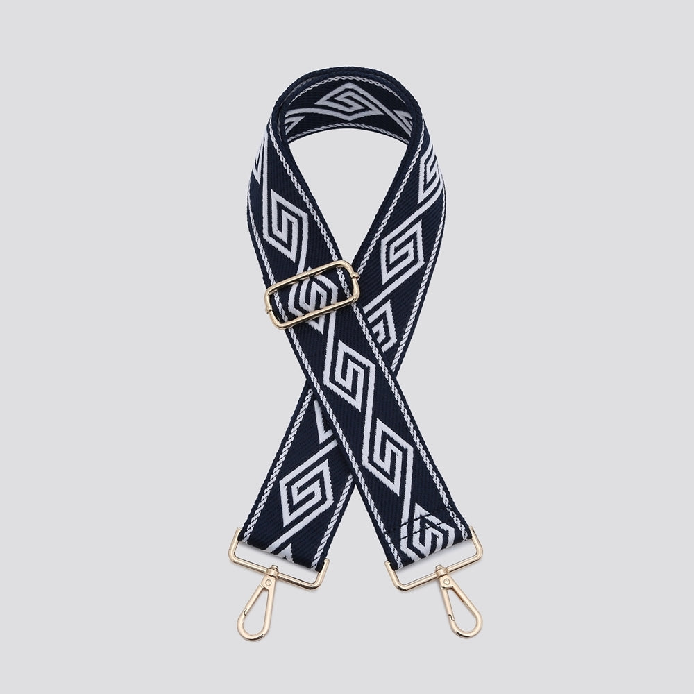 Black and White Bag Strap